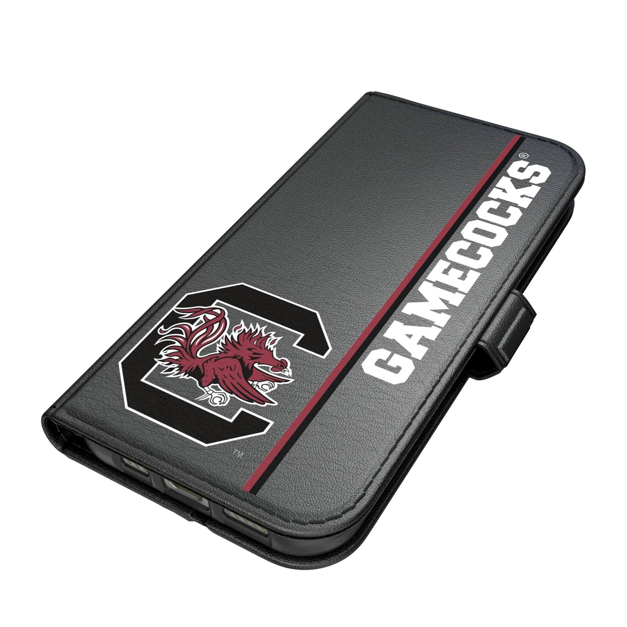 Alt View 1. Keyscaper - South Carolina Gamecocks iPhone Folio 2.0 Case - 17 Pro Max - Black.