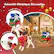 Adorable Christmas Decoration Sleigh with Gifts Dog Cute