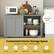 Customized Interior Storage Space: 3-Level Adjustable Shelf 2.5" 12.5" Fits various sundries of different heights Wines, Books, Spice Jars, Small Kitchen Tableware, Appliances