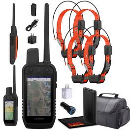 Garmin - Alpha 300 Handheld With 4x Alpha TT25 Advanced Tracking & Training System - Black