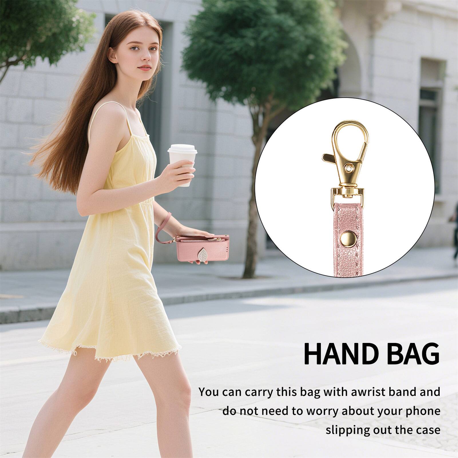 HAND BAG

You can carry this bag with a wrist band and do not need to worry about your phone slipping out the case