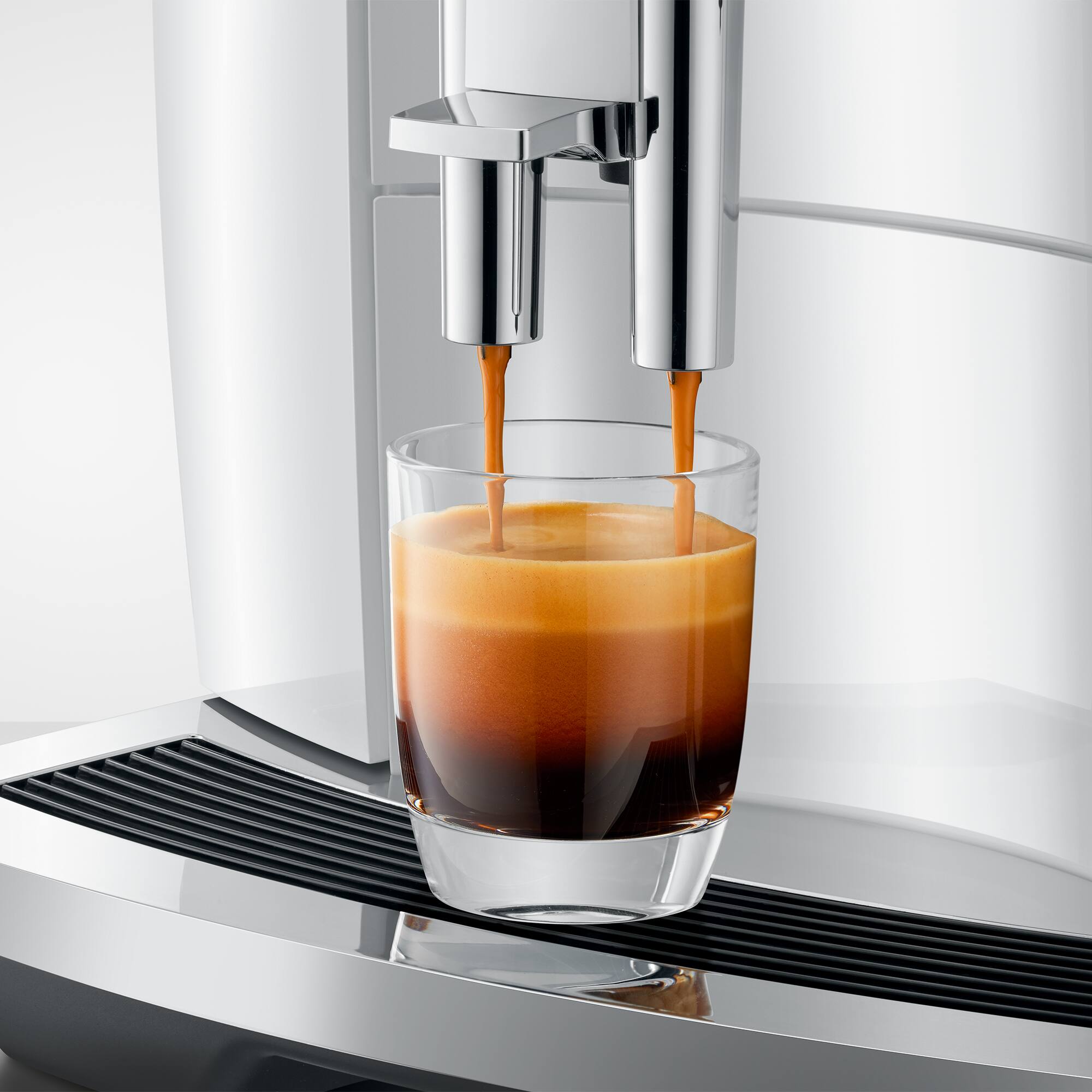 Alt View 14. Jura - E4 Espresso Machine - Piano White.