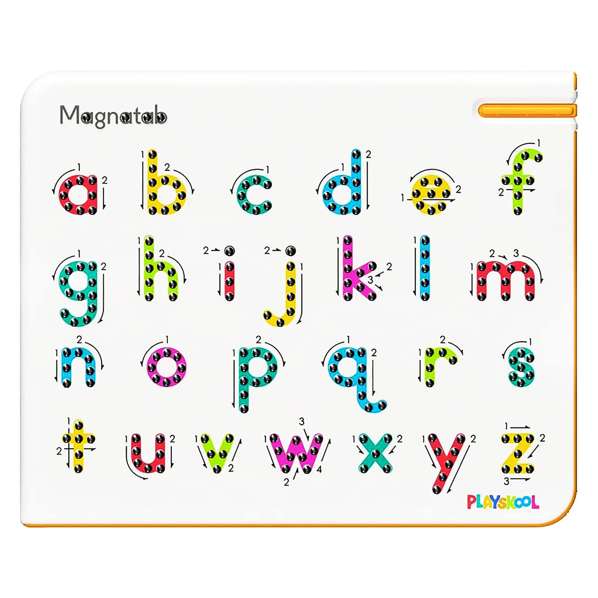Magnatab Playskool A to Z Lowercase | Learning and Sensory Drawing Tool - White price history on PriceWatchPro