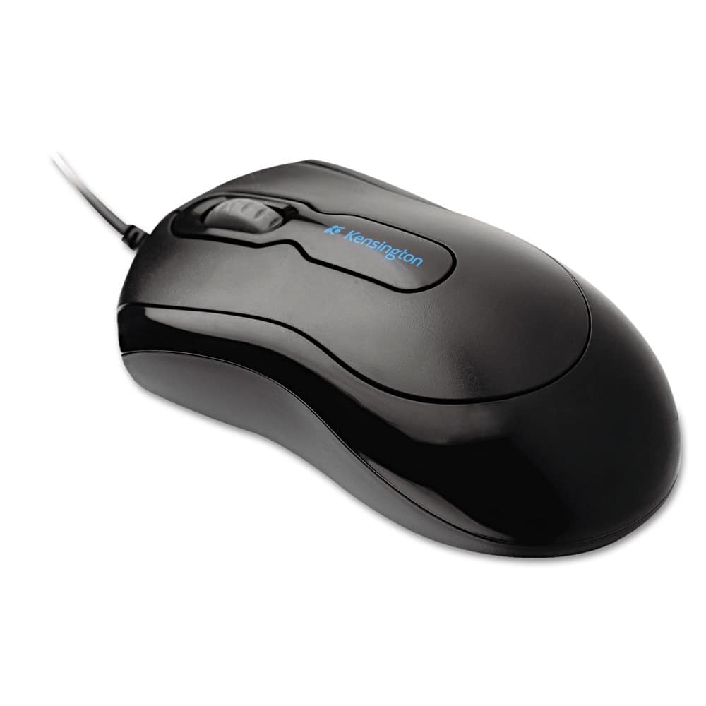 Kensington - K72356US USB 2.0 Left/Right Hand Use Mouse-In-A-Box Optical Mouse - Wired - Black