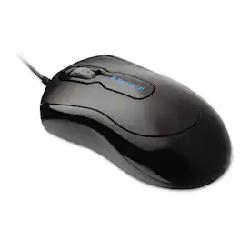 Kensington - K72356US USB 2.0 Left/Right Hand Use Mouse-In-A-Box Optical Mouse - Wired - Black