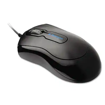 Front. Kensington - Kensington K72356US USB 2.0 Left/Right Hand Use Mouse-In-A-Box Optical Mouse - Black - Black.