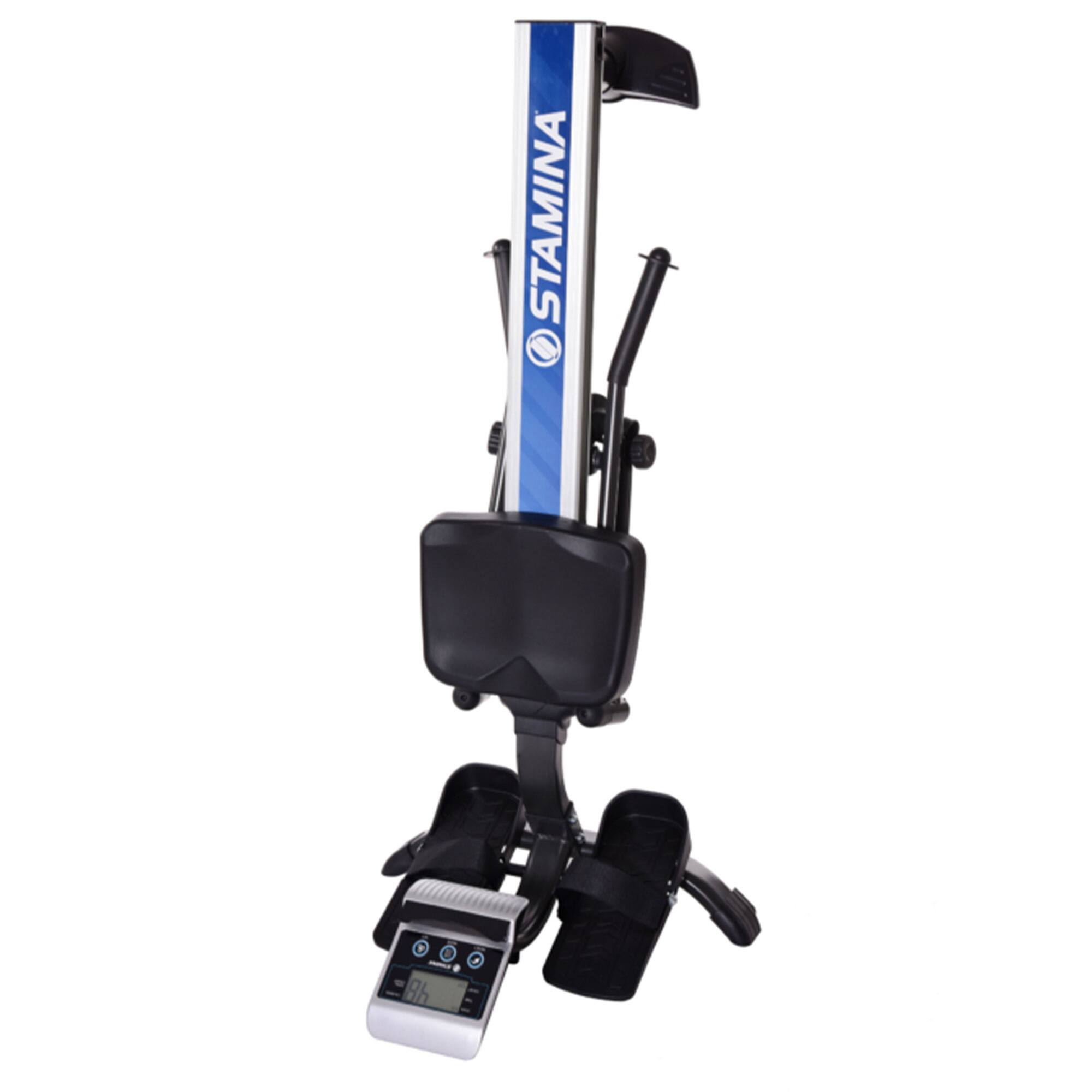 Alt View 1. Stamina Products - Stamina Products 35-1052 BodyTrac Glider Rowing Fitness Machine with Monitor - Black.