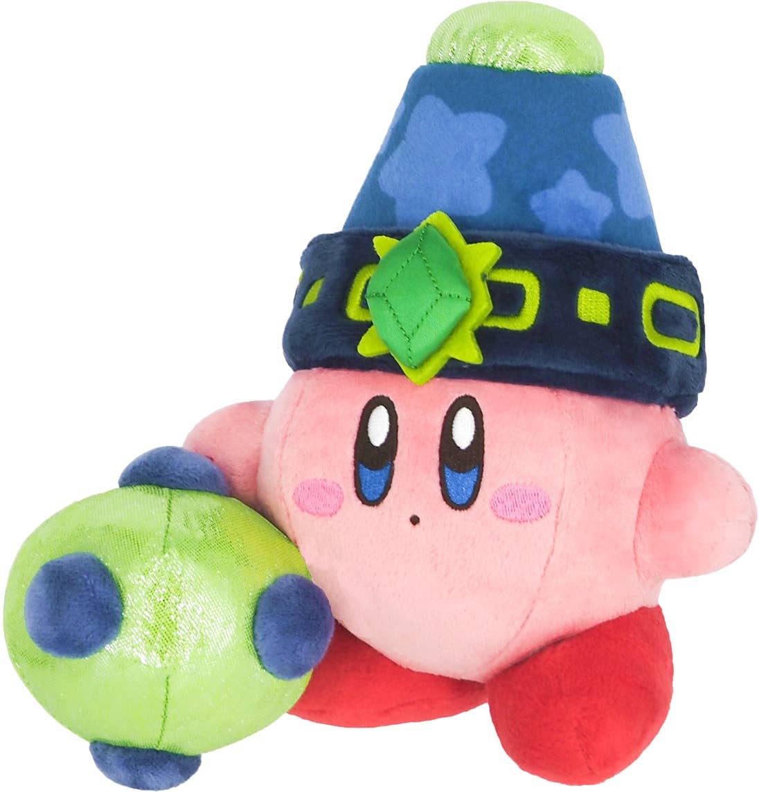 Front. Kirby - Sanei Boeki: Kirby and the Forgotten Land: All Star Collection Chain Bomb Kirby 6 Inch Plush.