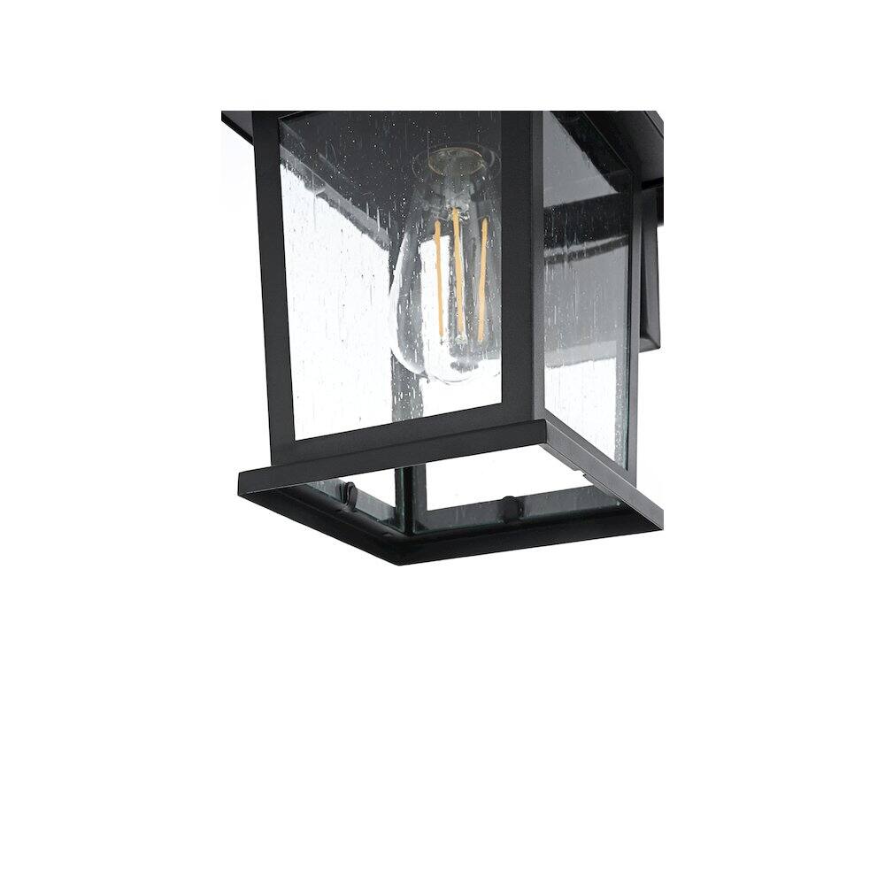 Alt View 1. Elegant Lighting - Redner 7 inch Outdoor Pendant in Black - Black.