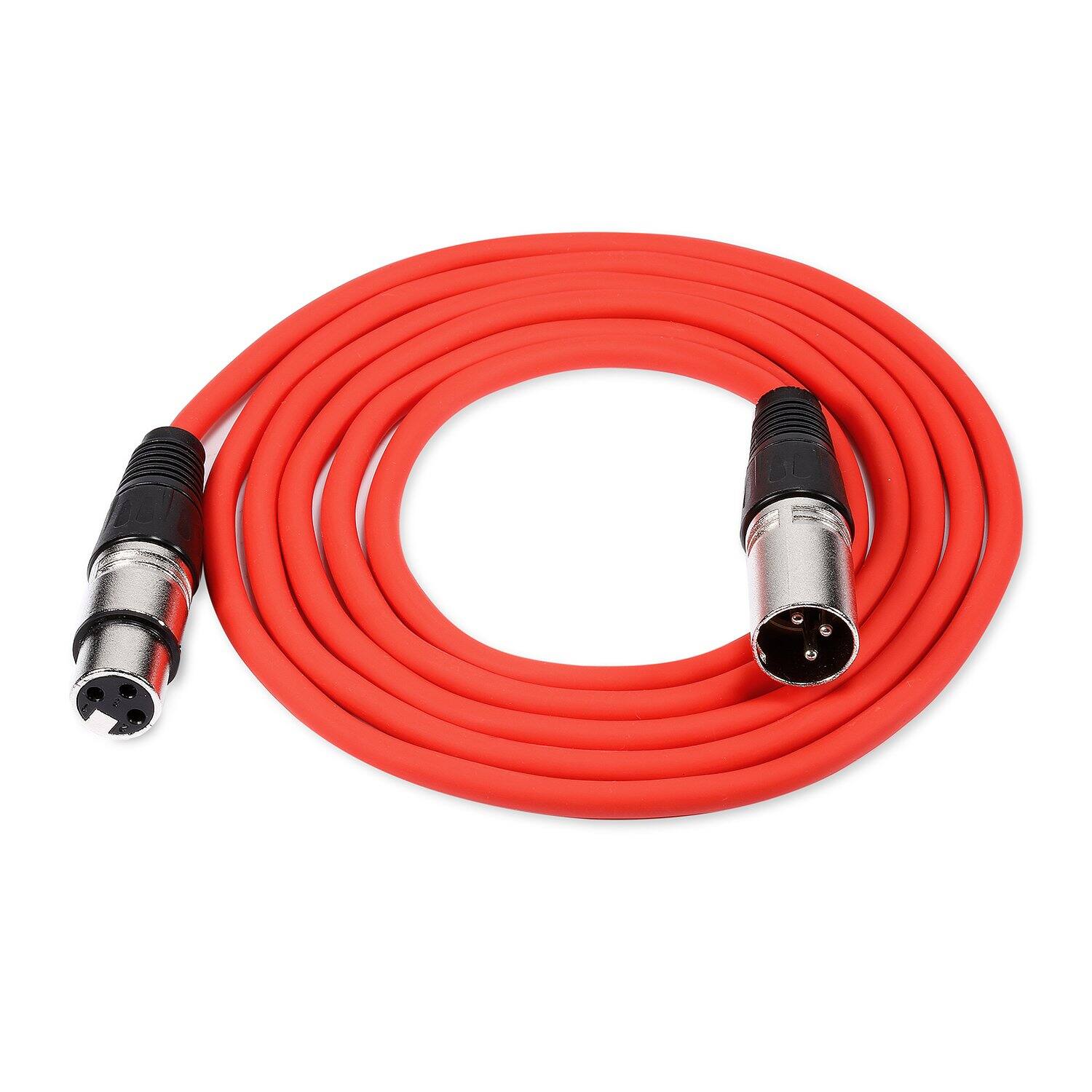 Alt View 1. Neewer - 6-Pack 3ft XLR Microphone Cables - Male to Female Snake Cord Set in 6 Colors for Audio Equipment.