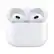 Alt View 3. Apple - Apple AirPods (3rd generation) with Lightning Charging Case - White.