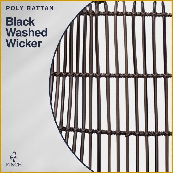 POLY RATTAN  
Black Washed Wicker  
FINCH