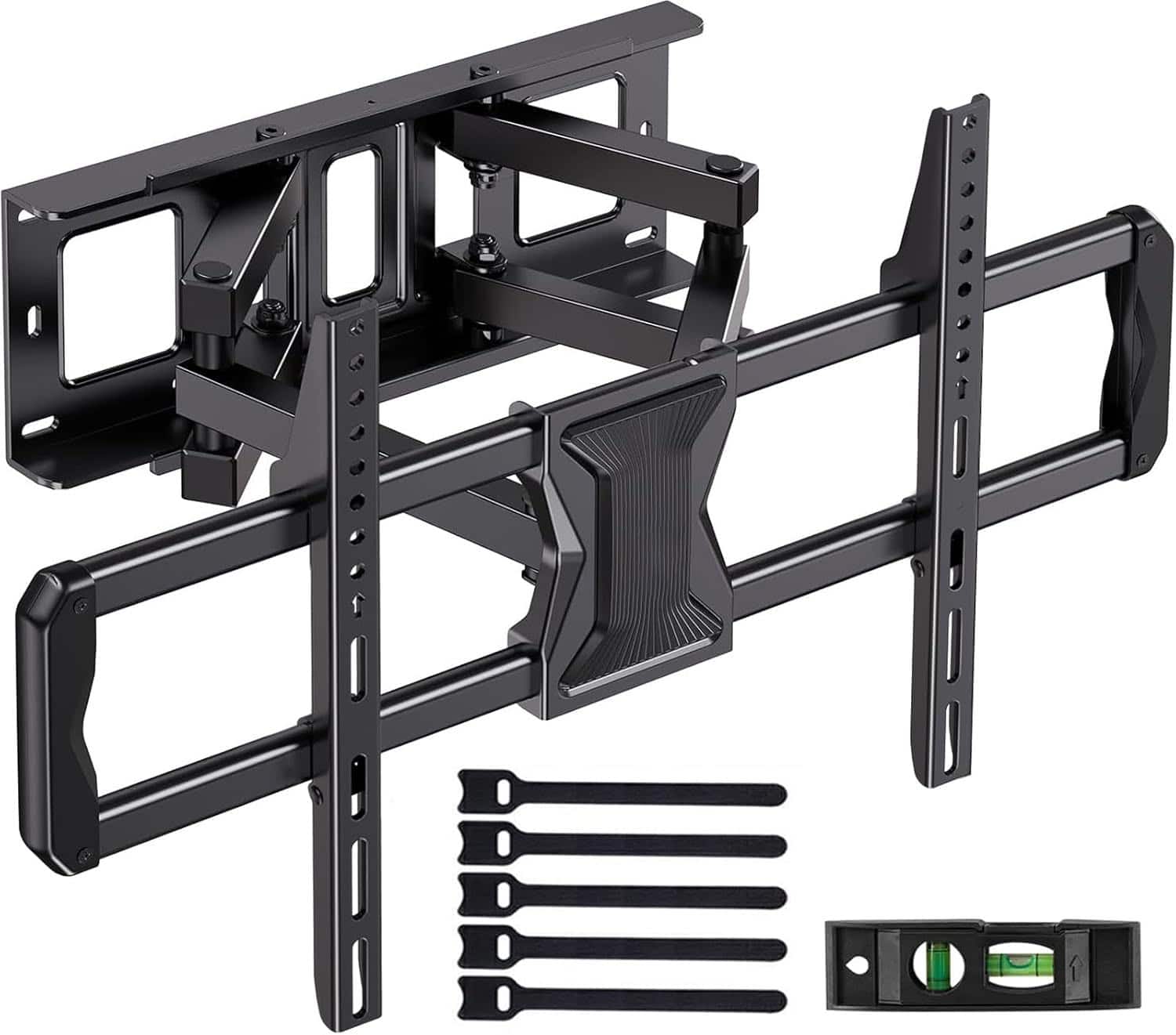 FINEAK - Full-Motion TV Wall Mount for Most 37-84 Inch TVs up to 100 lbs - Black