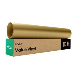 Cricut - Permanent Matte Value Vinyl - 12 in x 10 ft - Gold