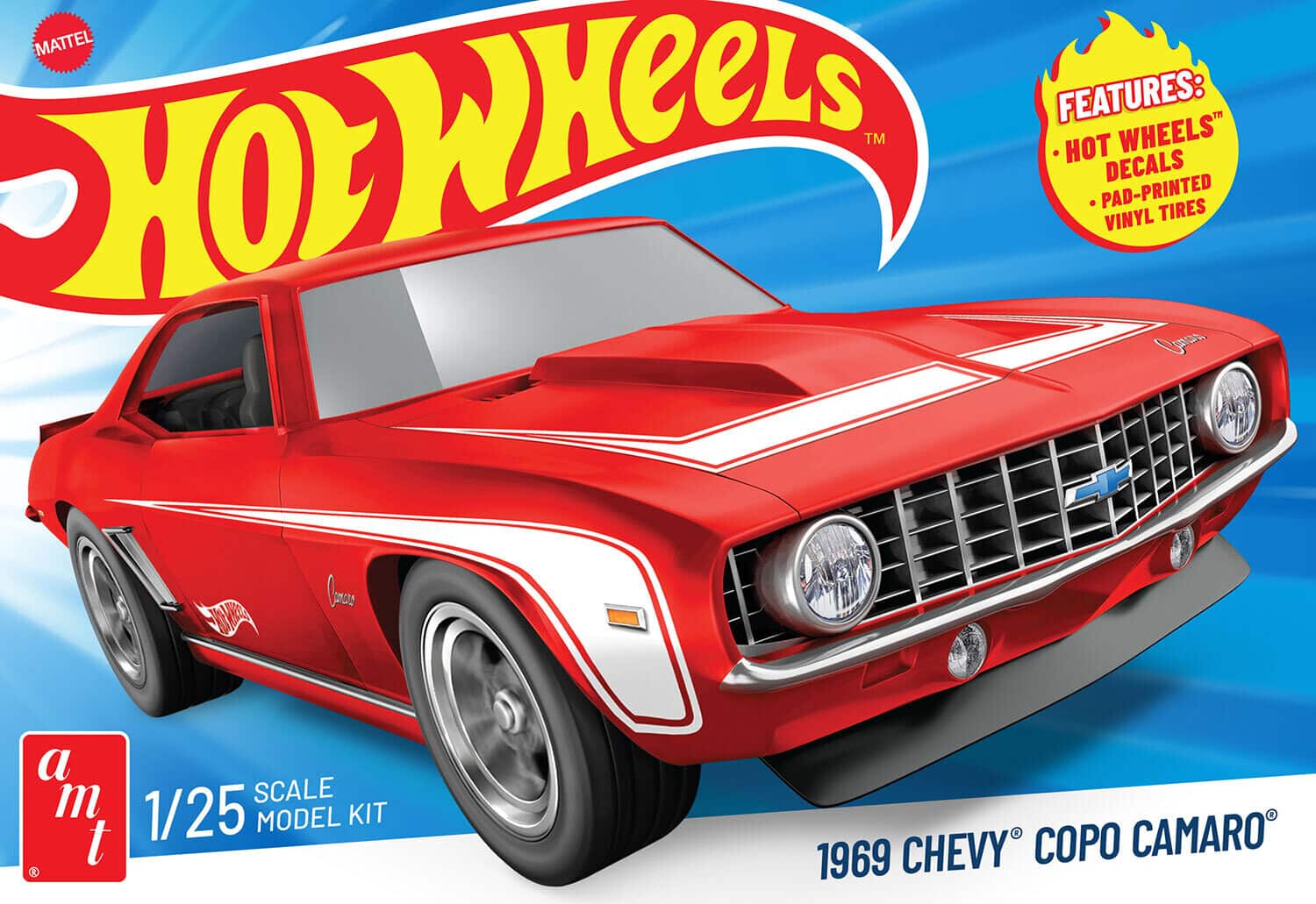 PopMarket - Hot Wheels 1969 Chevy Camaro COPO AMT Model Kit - COLLECTIBLES - Multicolor
