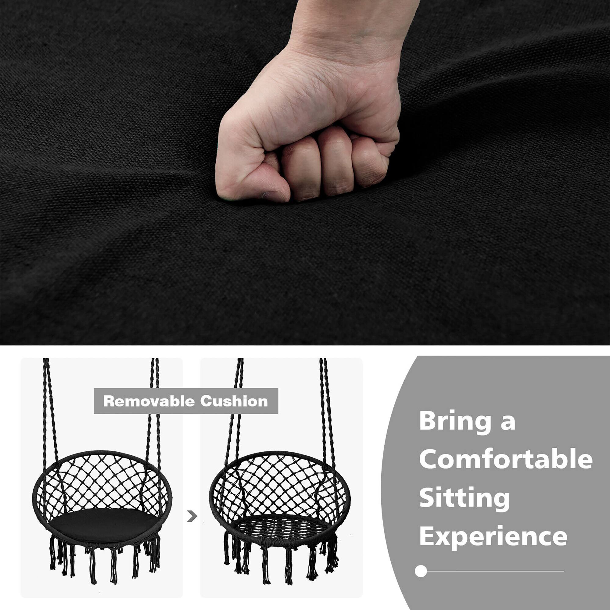 Removable Cushion  
Bring a Comfortable Sitting Experience