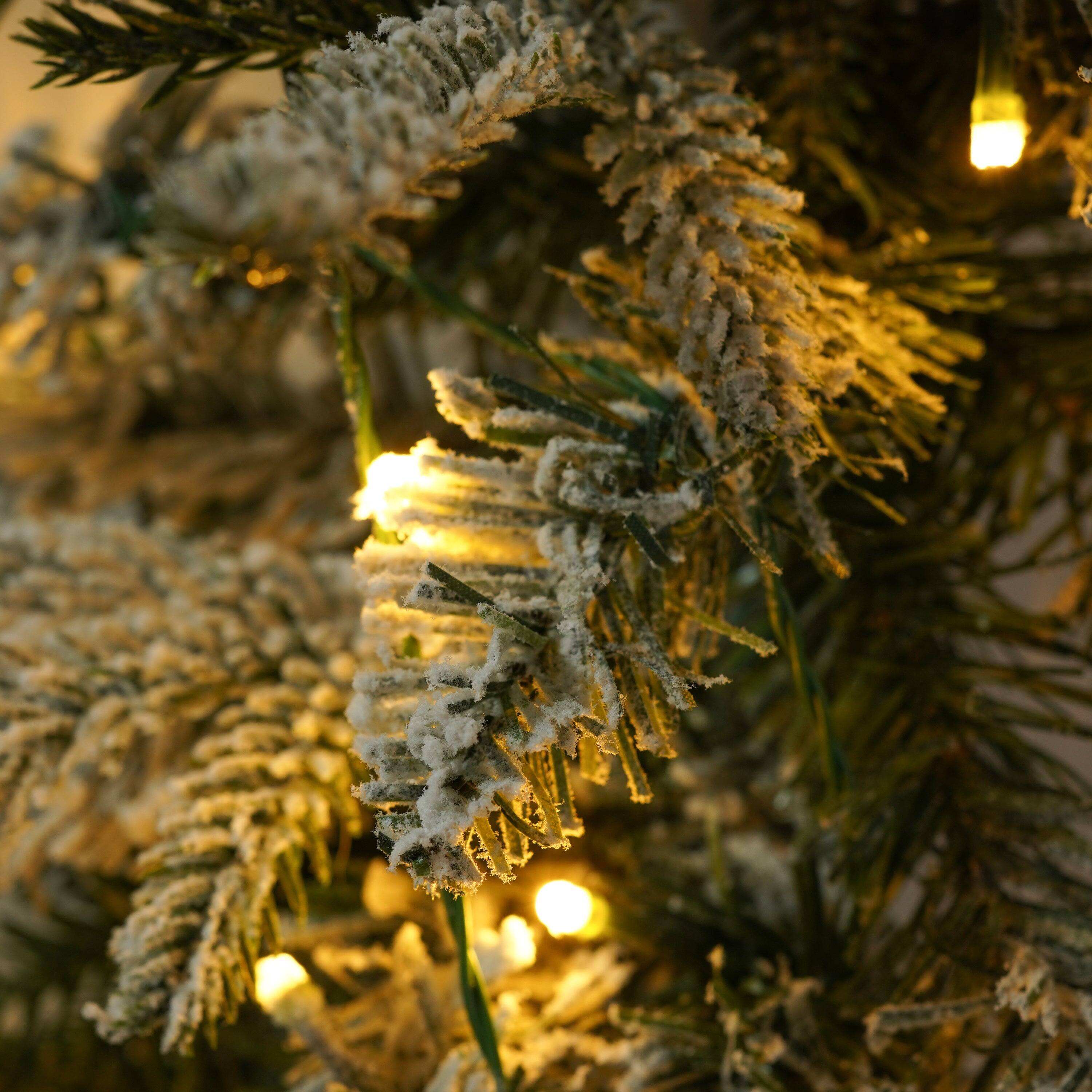 Alt View 10. BreeBe - Pre-lit Christmas Artificial Tree 4-Piece Set - Green.