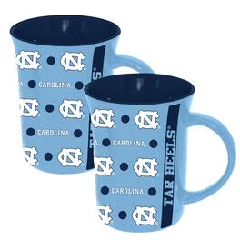 The Memory Company - North Carolina Tar Heels 2-Pack 15oz. Line Up Ceramic Mugs - Multicolor