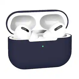 Home Collection - Premium Silicone Case Cover for Apple AirPods Pro - Navy Blue