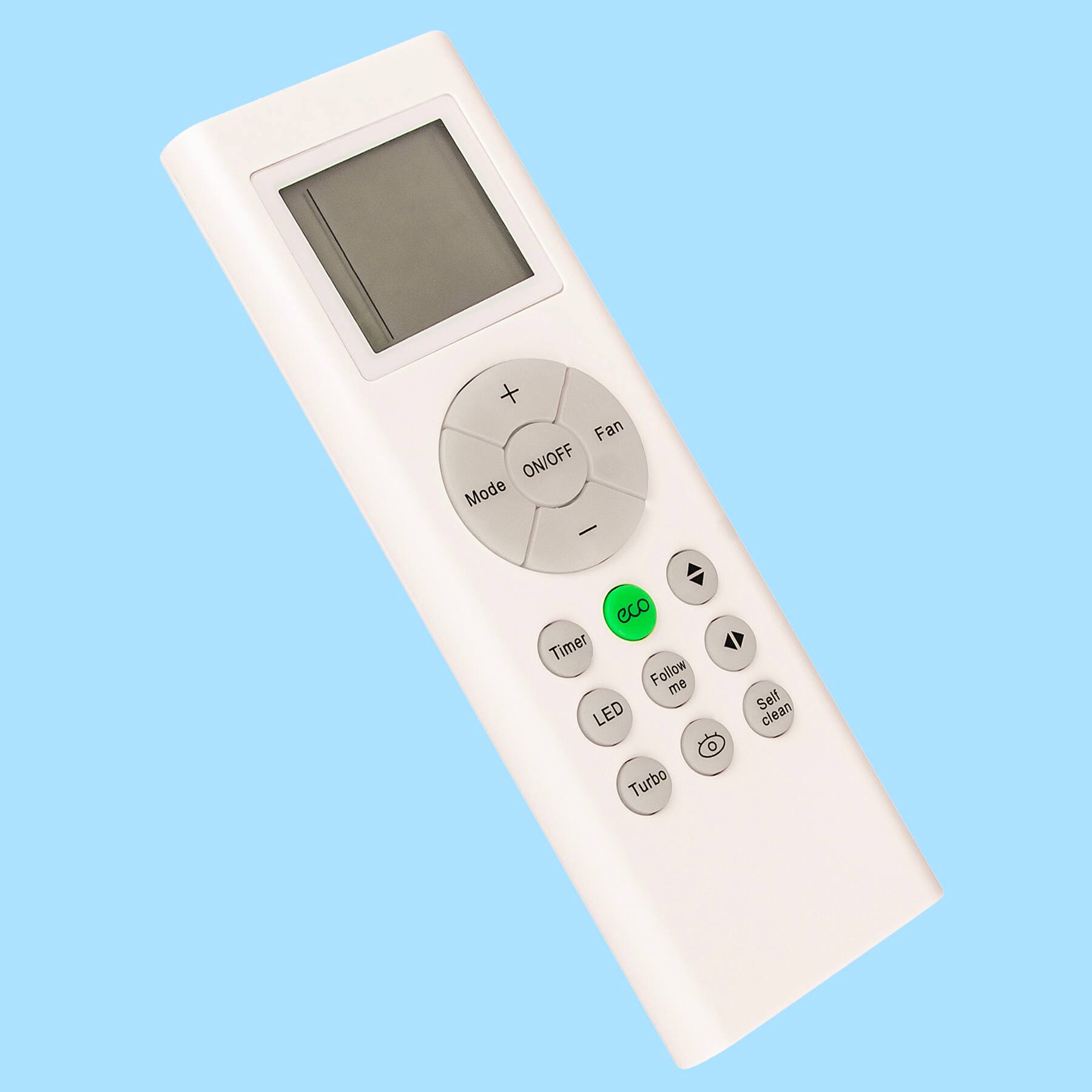 - Fan ON/OFF Mode
- Timer
- LED
- Turbo
- Self clean
- Follow me
- eco Timer