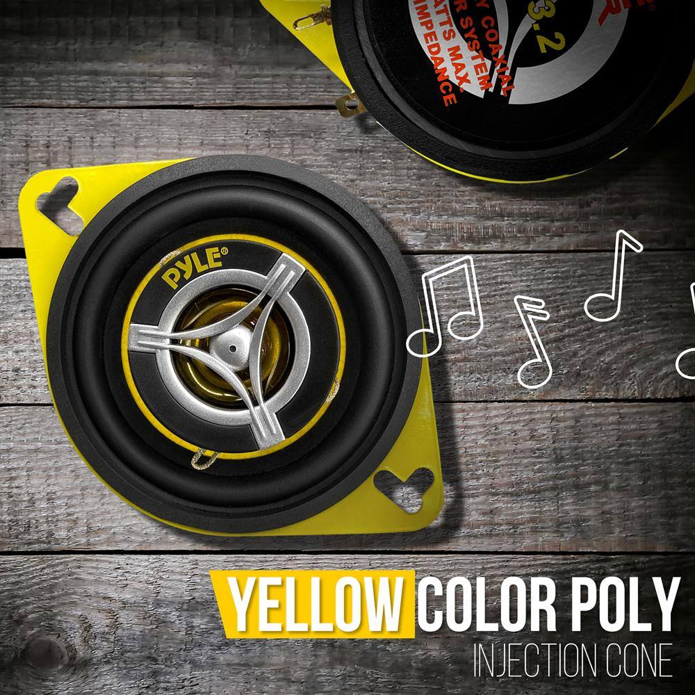 R Z P ATTS 3.2 IMPEDANCE MAX SYSTEM COAXIAL PYLE JJ 1 S YELLOW COLOR POLY INJECTION CONE