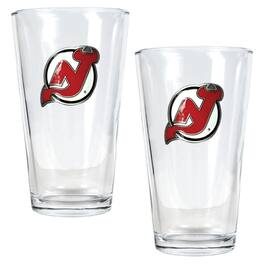 Great American Products - New Jersey Devils 16oz. Pint Glass Set - Multicolor