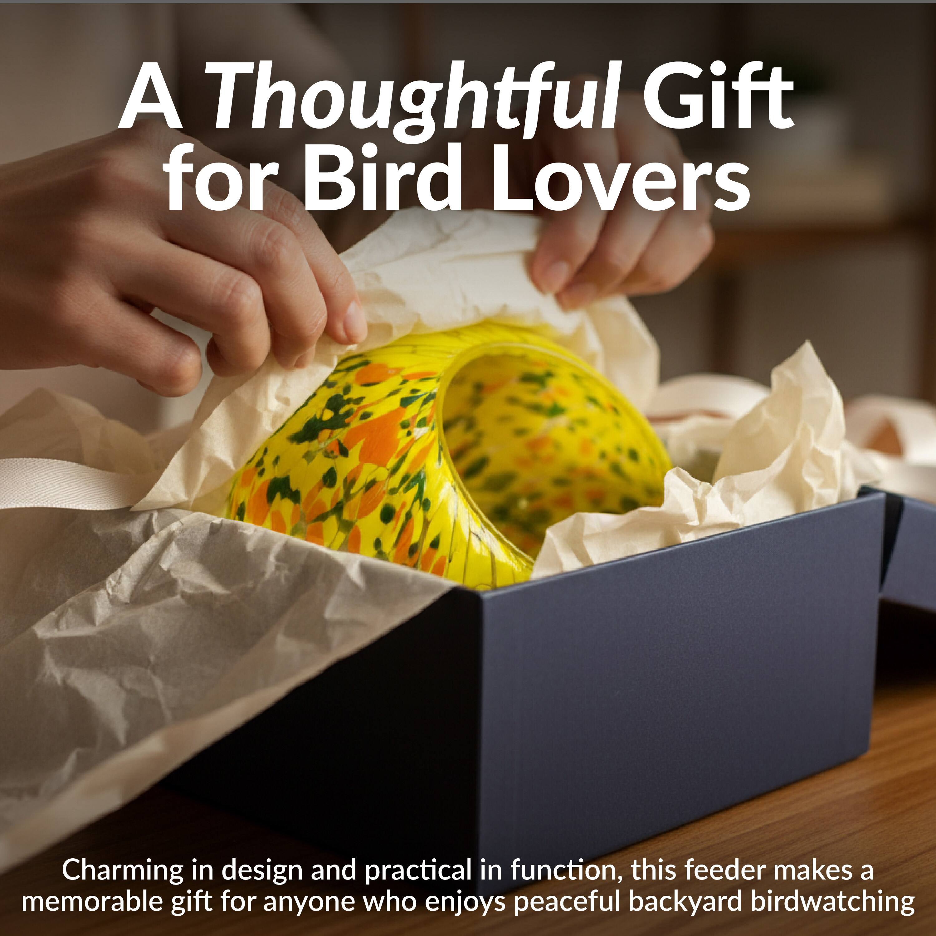 A Thoughtful Gift for Bird Lovers

Charming in design and practical in function, this feeder makes a memorable gift for anyone who enjoys peaceful backyard birdwatching.
