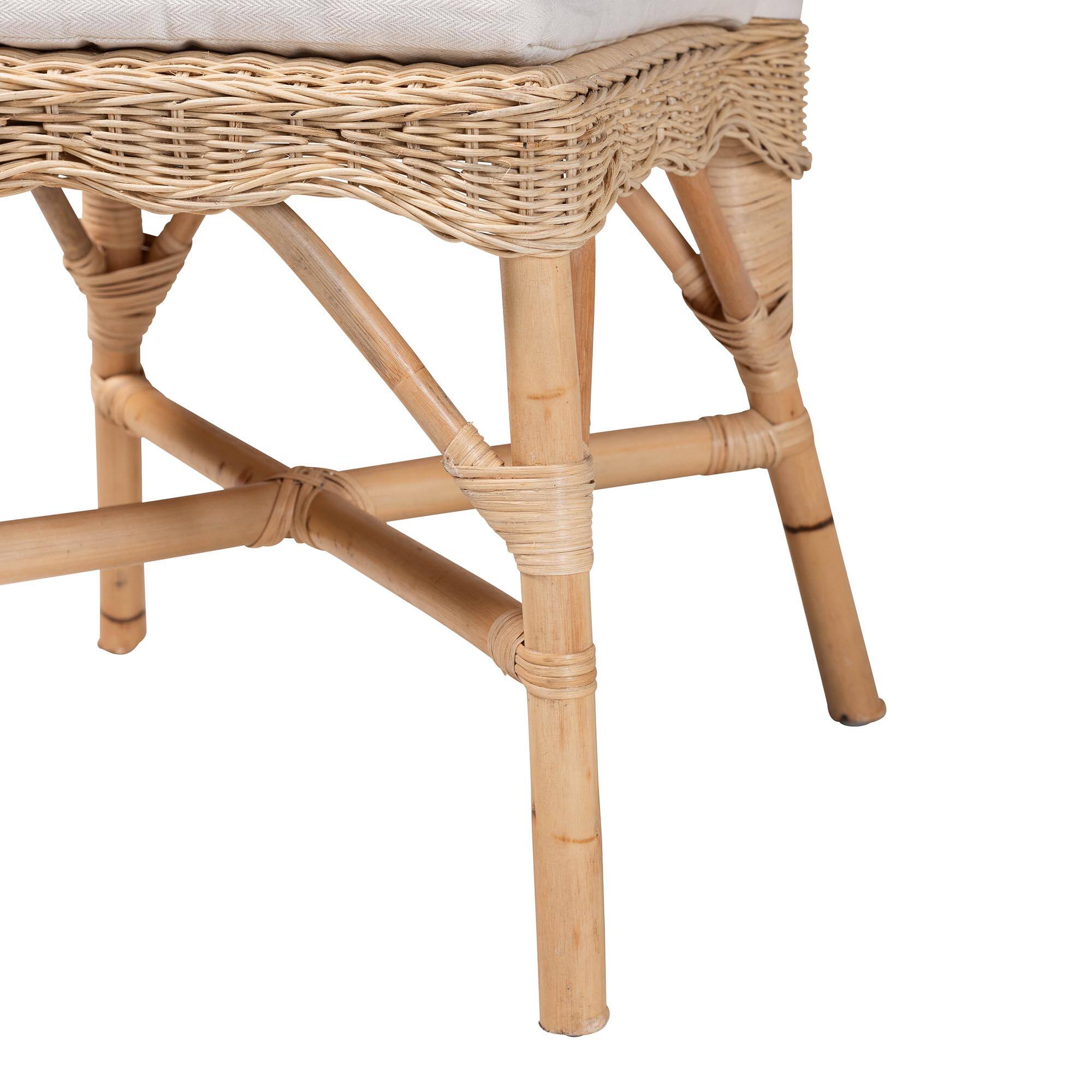 Alt View 2. bali & pari - Bilu Bohemian Natural Rattan Dining Chair - Natural.