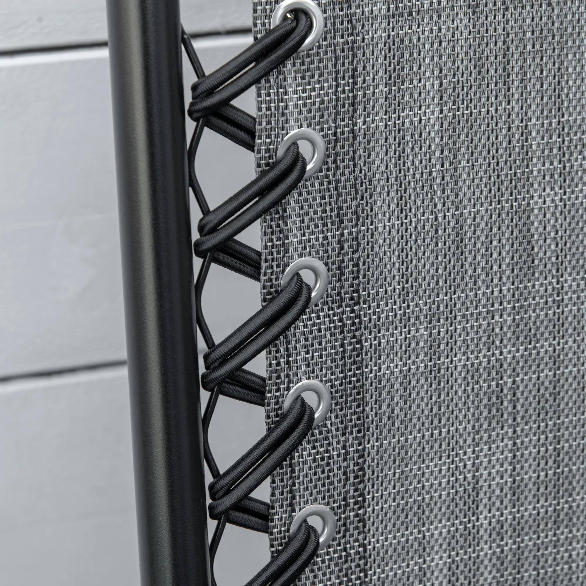 Alt View 2. Resenkos - Resenkos 2-Piece Collapsible Patio Chairs, Arm-Relaxing Beach Loungers, Perfect for Outdoor, Poolside Relaxation,Gray - Gray.