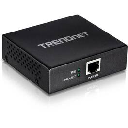 Trendnet - Gigabit PoE+ Repeater/Amplifier, 1 x Gigabit PoE+ In Port, 1 x Gigabit PoE Out Port, Extends 100m For Total - Unknown