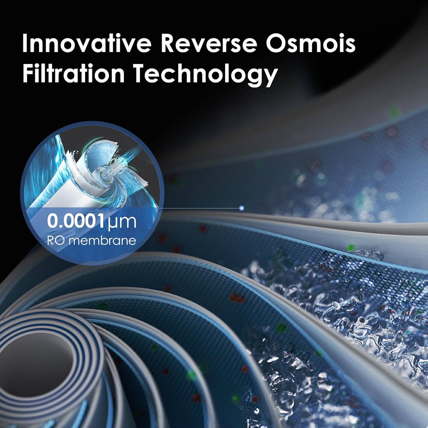 Innovative Reverse Osmosis Filtration Technology

0.0001 µm RO membrane