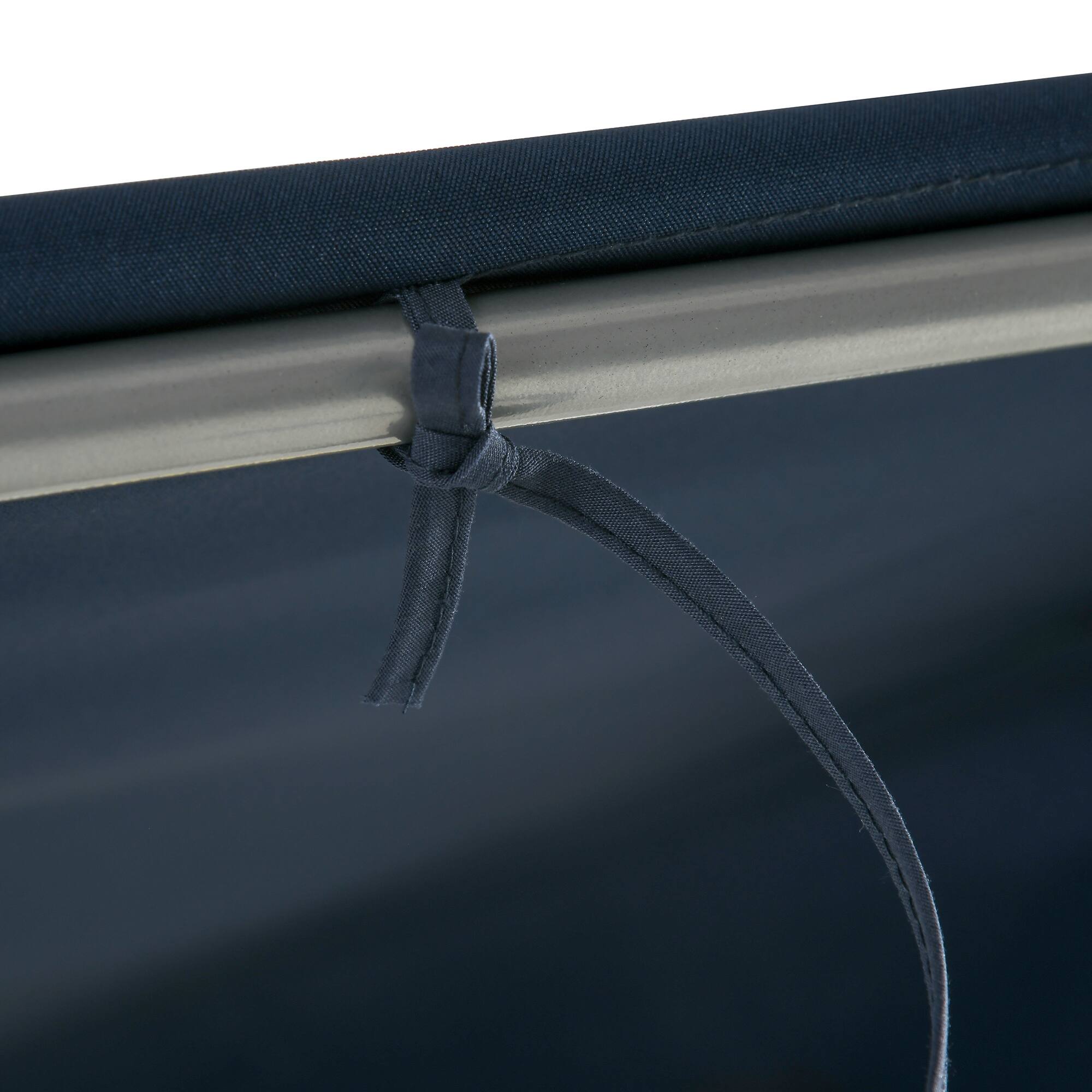 Alt View 5. Outsunny - Outsunny 3-Seat Outdoor Porch Swing Chair Patio Swing Glider with Adjustable Canopy.