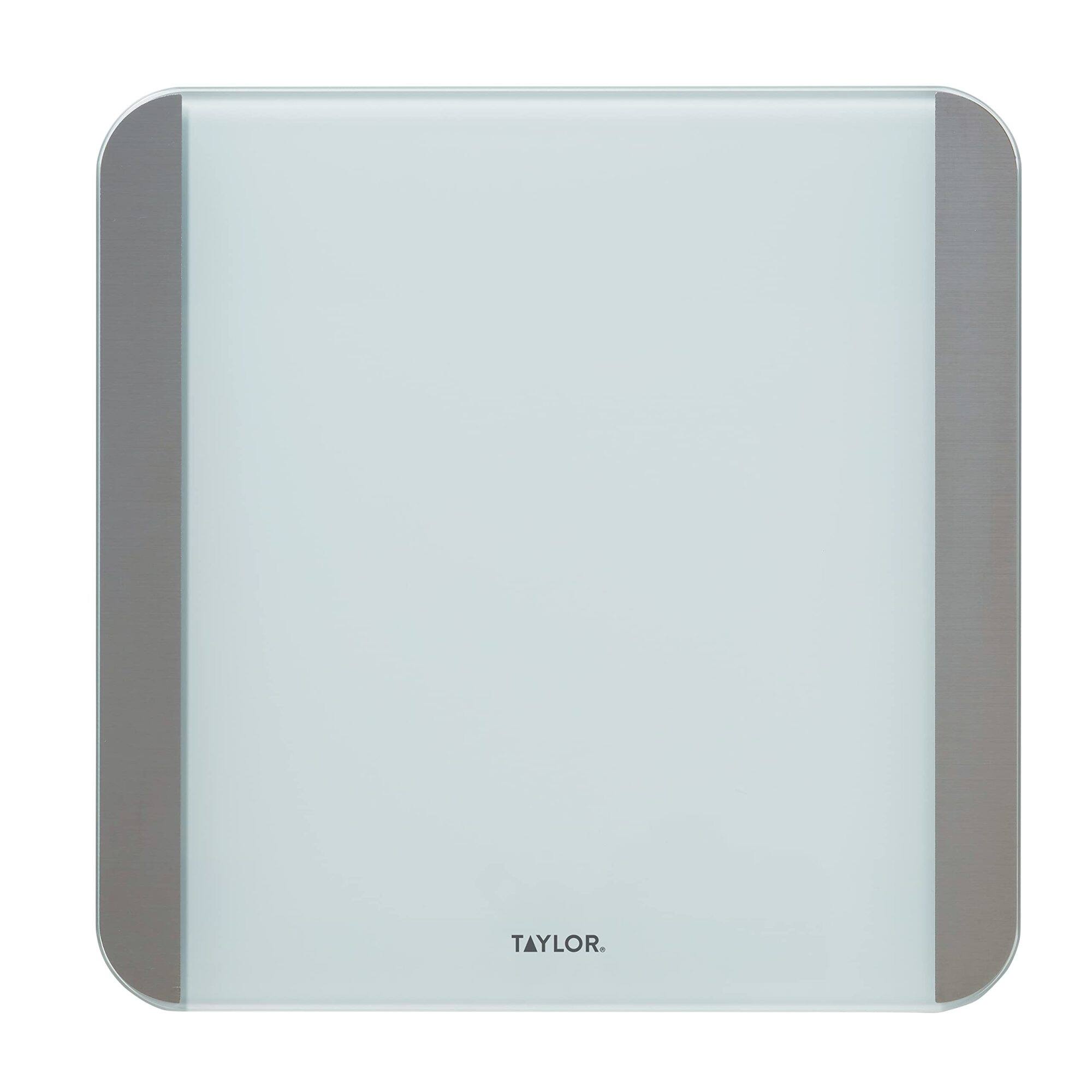 Alt View 1. Taylor Precision Products - Digital Motion Sensor Bathroom Scale 440-Lb Capacity - White.