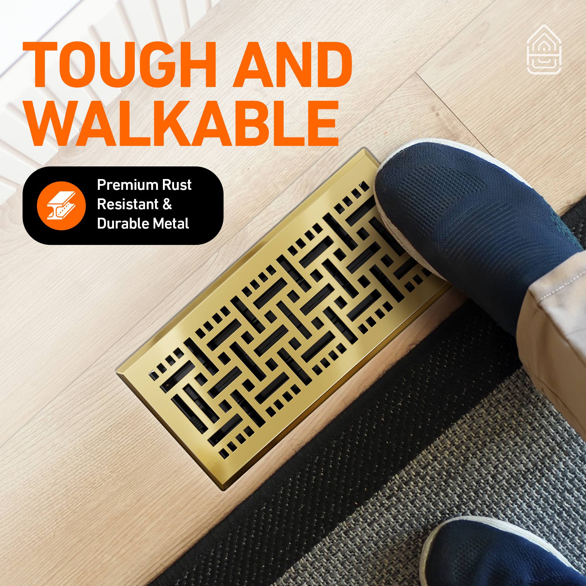 TOUGH AND WALKABLE

Premium Rust Resistant & Durable Metal