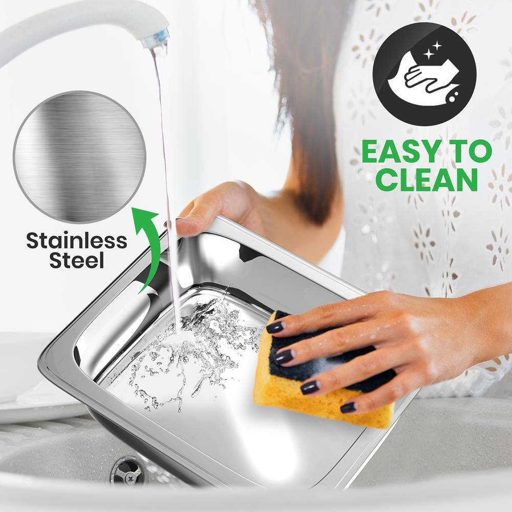 EASY TO CLEAN  
Stainless Steel