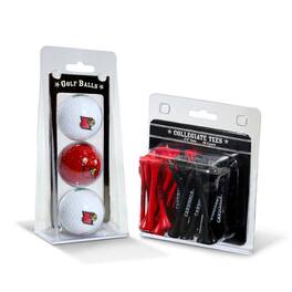 Team Golf - Louisville Cardinals 3-Golf Ball & 50-Golf Tee Set - Multicolor