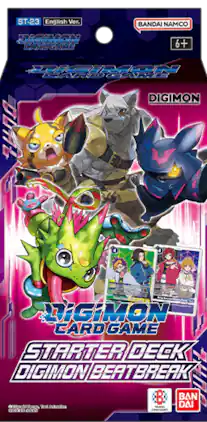 Bandai - Digimon CCG Starter Deck - Digimon Beatbreak (ST-23) - 54 Cards