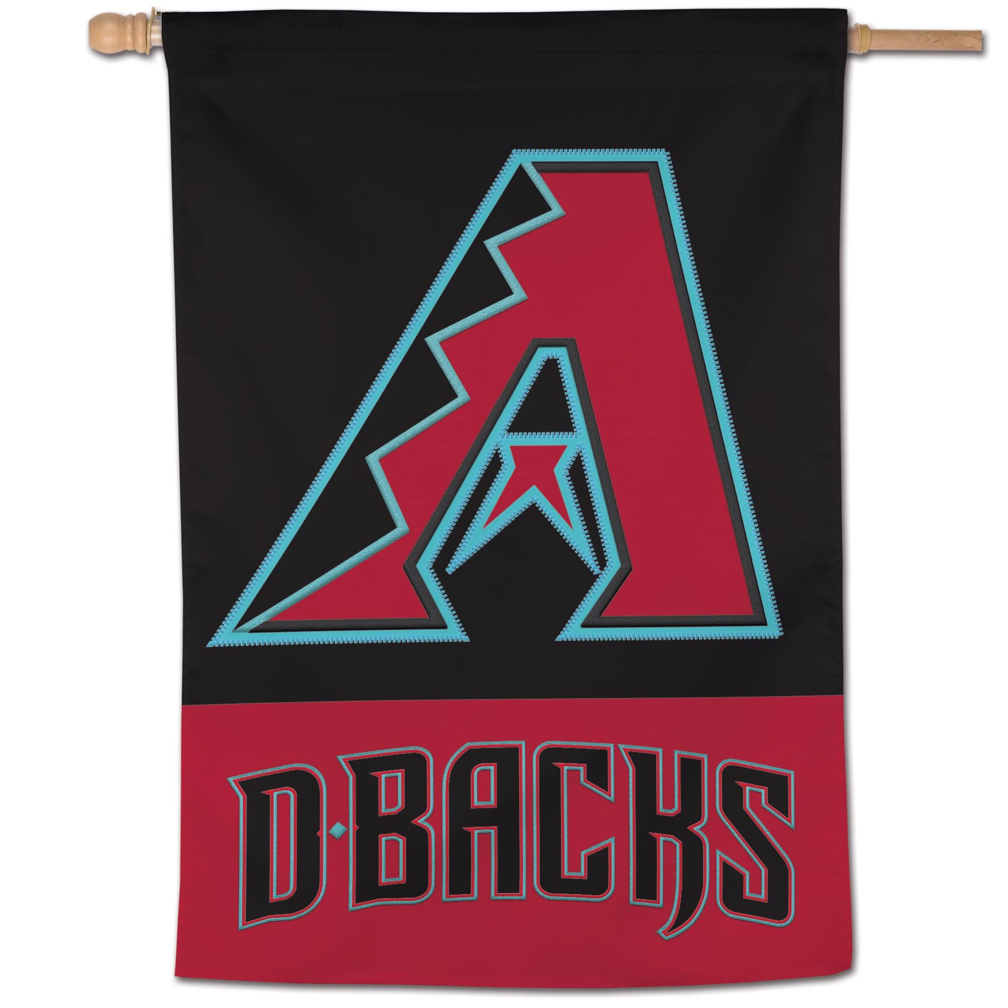 Alt View 1. WinCraft - Arizona Diamondbacks 28" x 40" Applique Vertical Banner - Multicolor.