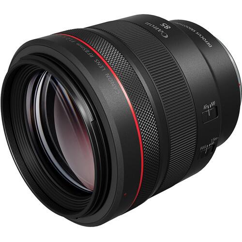 F1.2 RF85mm LENS ANON CA Canon 85mm OIS DEFOCUS AFI MF 15m-100 FULL