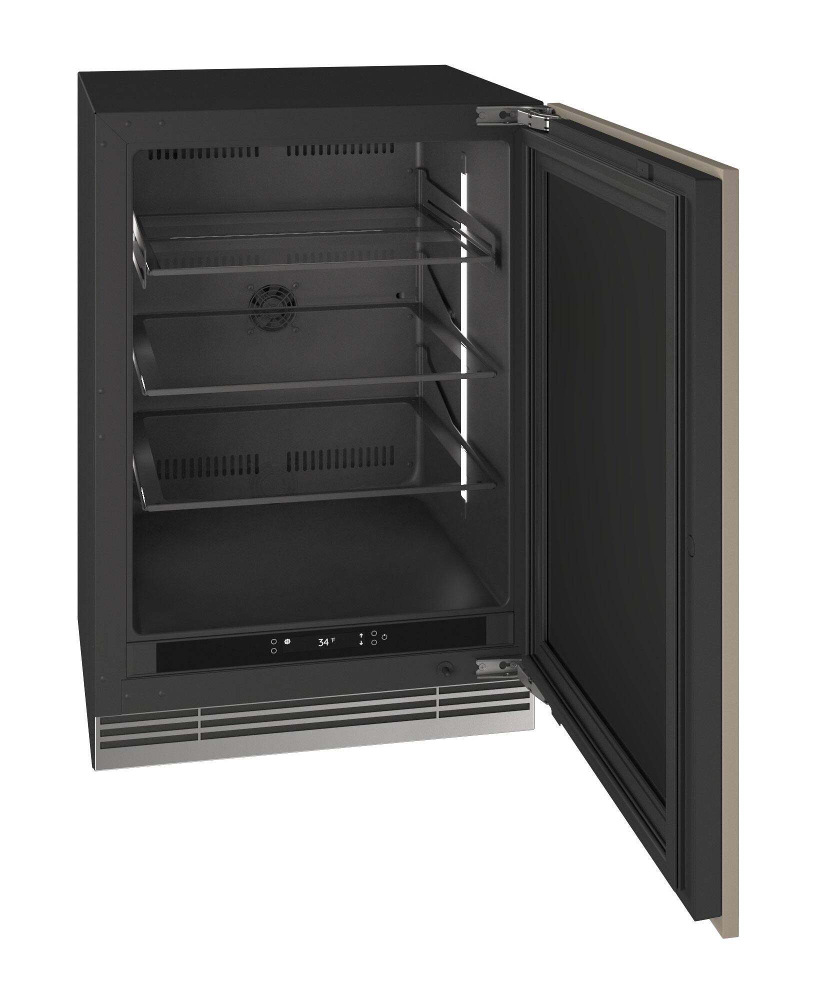 Alt View 2. U-Line - U-Line 24"W. 5.1 Cu.Ft. Built-In Panel Ready Compact Refrigerator - Panel Ready.