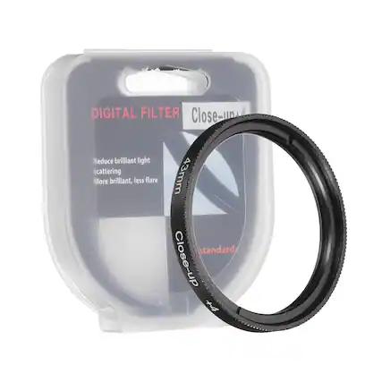 DIGITAL FILTER
Close-up
Reduce brilliant light scattering
More brilliant, less flare
43mm standard
Close-up +4