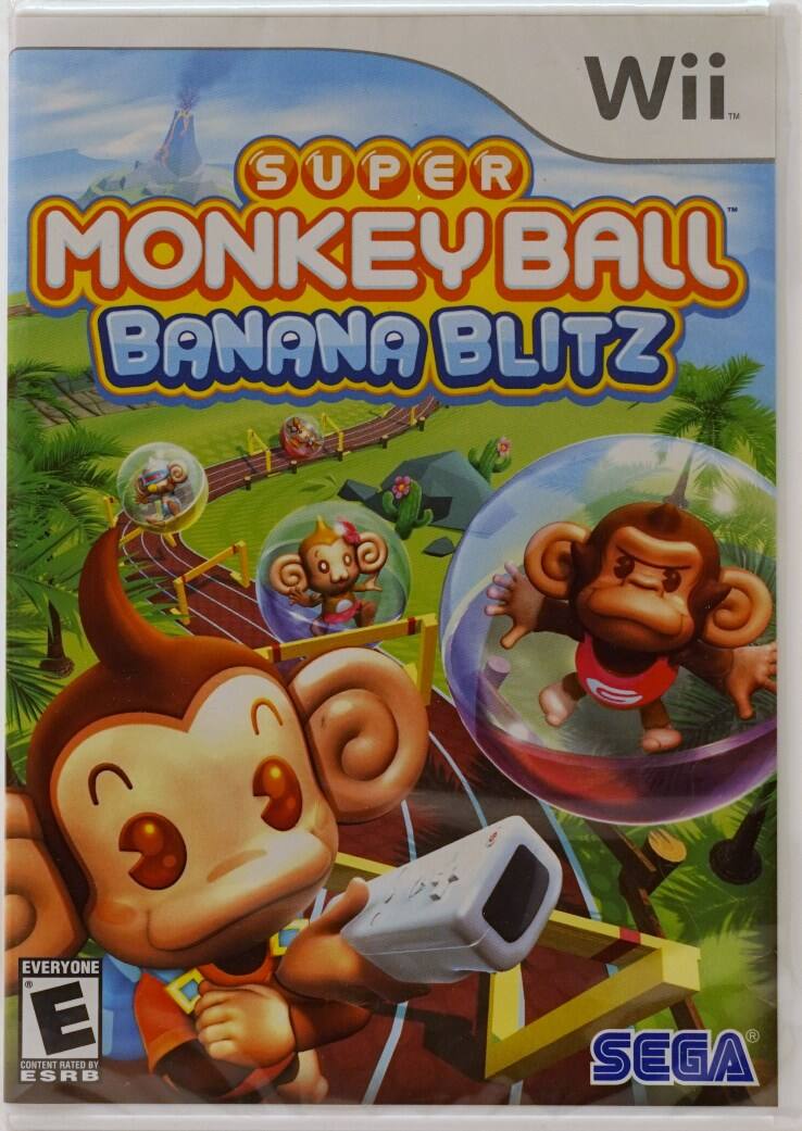 Wii  
Super Monkey Ball Banana Blitz  
Everyone  
Content Rated by ESRB  
SEGA