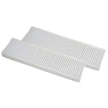 Front. HQRP - HQRP 2-Pack Post Motor Vacuum Filters Replacement for Bissell Style 7/9 32076 CleanView Helix Rewind Total Floors.
