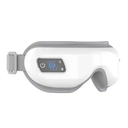 Front. Foxxd - MC1 Smart Eye Massager Relieve Tired Eyes in 6 Modes & Enjoy Spa-like Relaxation Anytime Anywhere - White.