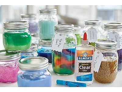 Swirl Tie Dye  
ELMER'S Washable Clear Glue  
Gitter