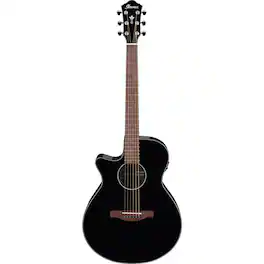 Ibanez - AEG50L Left-Handed AE Guitar, Walnut Fretboard,Black High Gloss