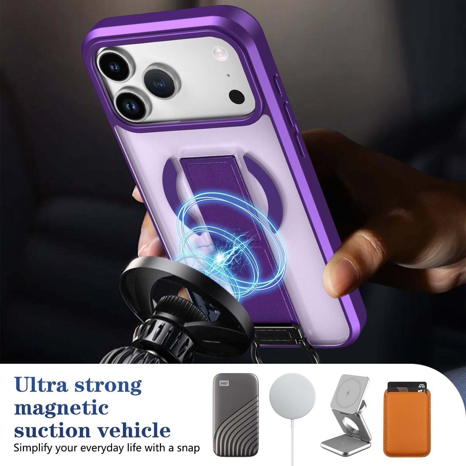 Ultra strong magnetic suction vehicle  
Simplify your everyday life with a snap