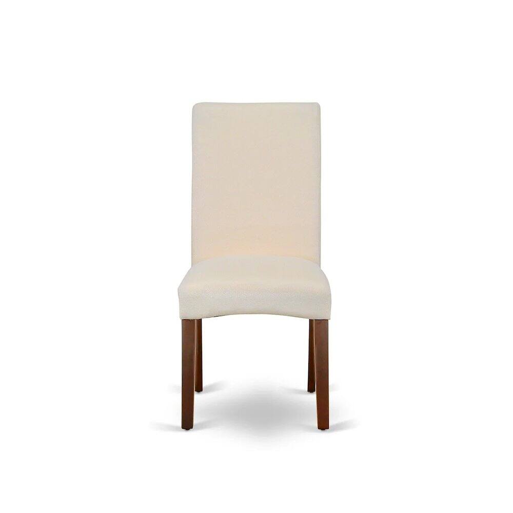 Angle. East West Furniture - Dining Room Set Mahogany - Brown.