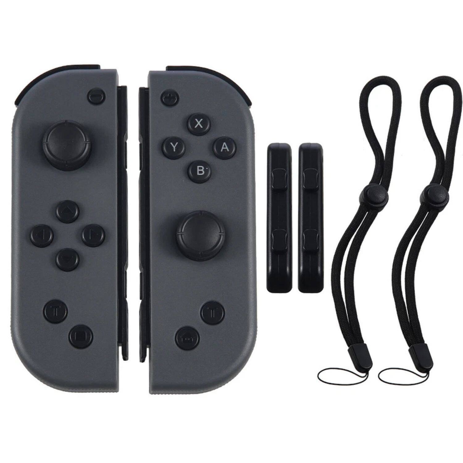 Stock Preferred - L & R Bluetooth Wireless Gamepad Controller Straps – Dual Set for Nintendo Switch - Black