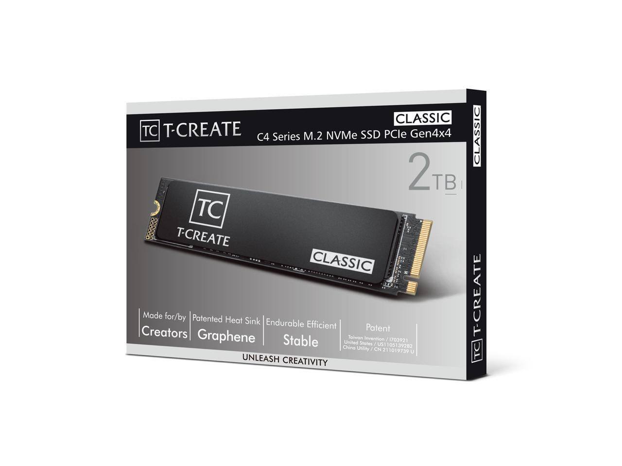Team Group TEAMGROUP T Create Classic C47 2TB Gen4 PCIe 2280 NVMe
